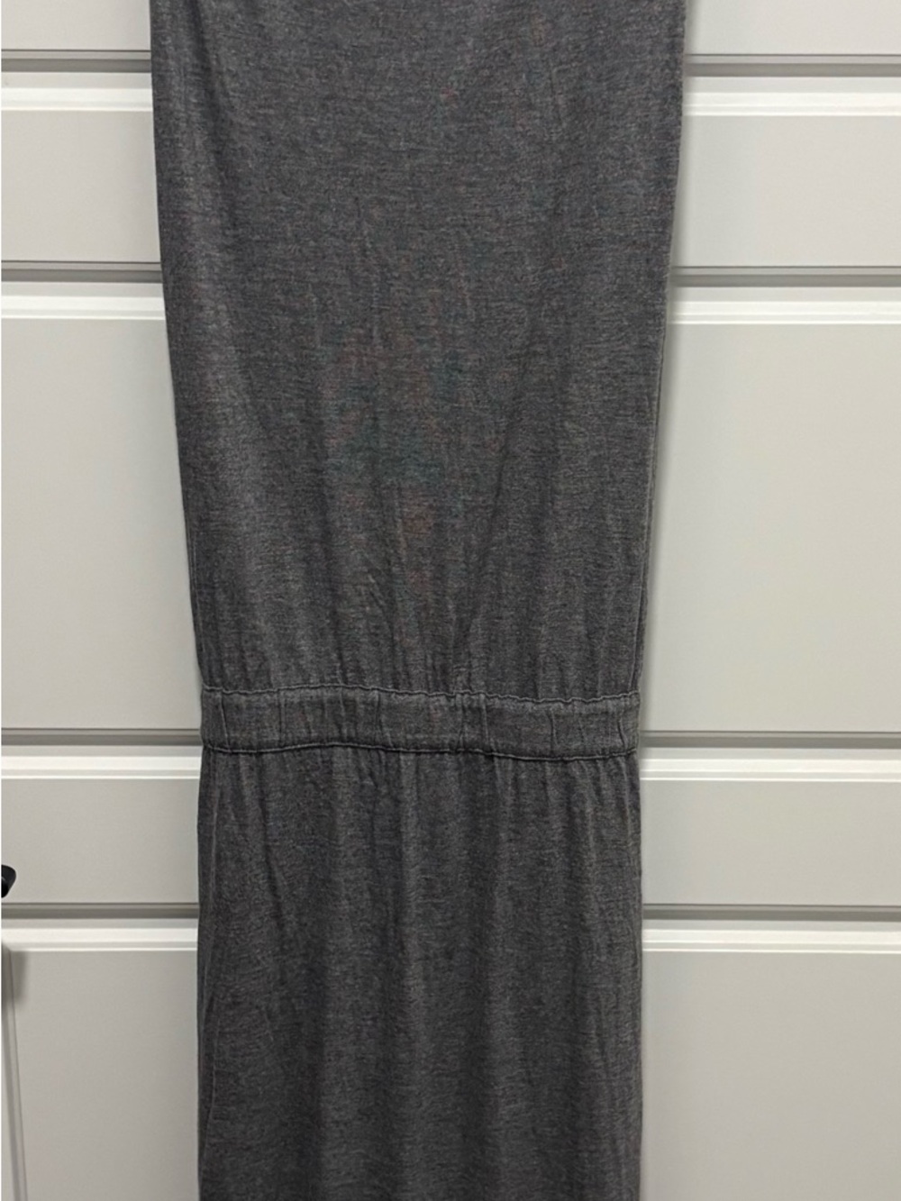 GAP Gray Maxi Dress with Tie Waist - Picture 2 of 3